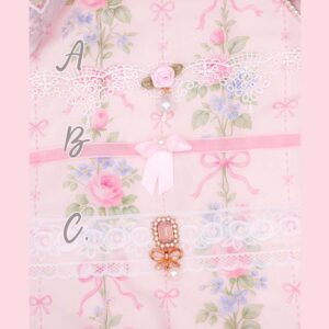 1 pc - Choose your style - Coquette white lace / baby pink velvet choker necklace , bow rhinestone faux pearl , soft princess fairy core