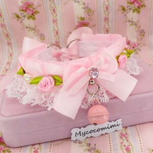 Kitten play collar pink
