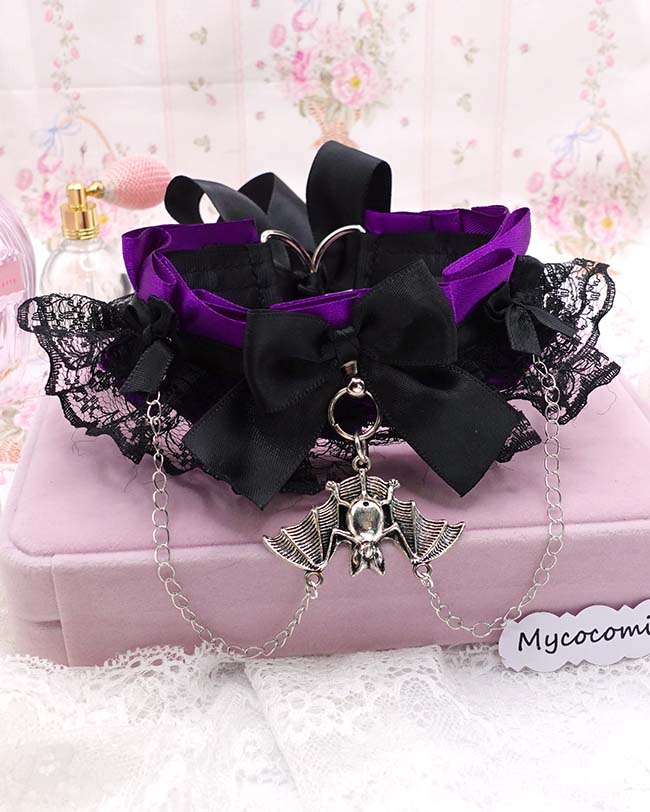 purple bat choker