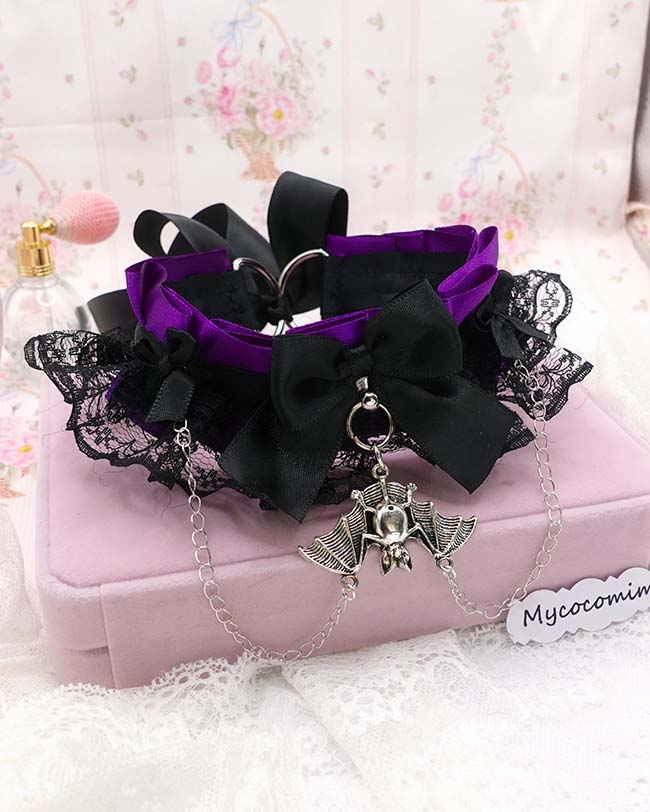 purple bat choker