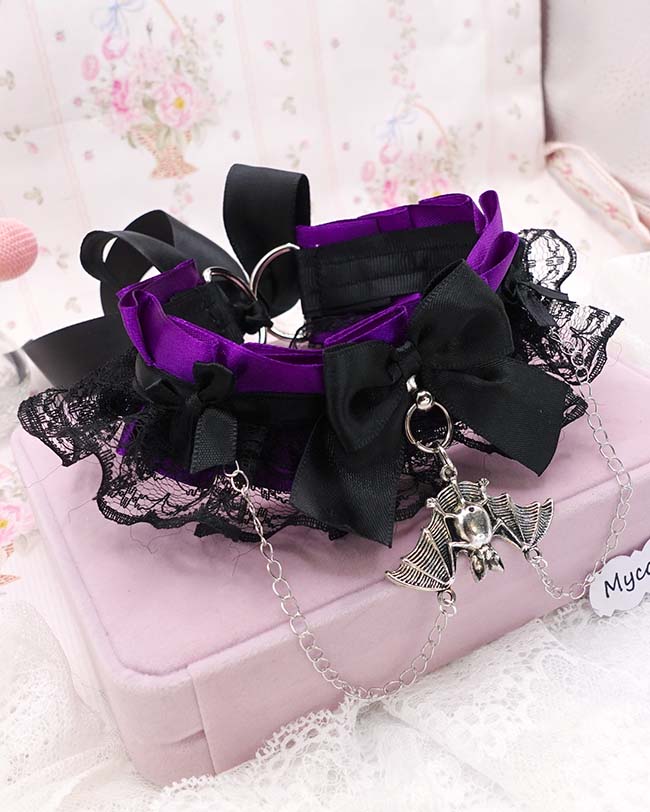 purple bat choker