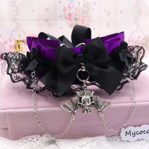 purple bat choker