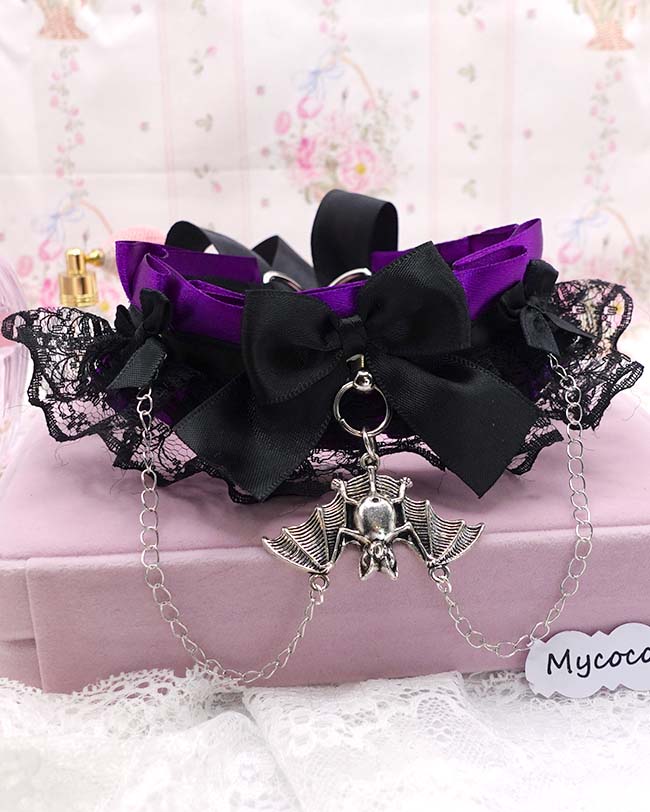 purple bat choker
