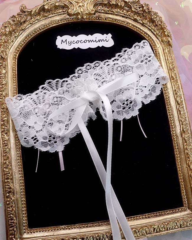 Ballerina Core White Lace Choker Necklace | Light Pink Bow Ribbon Tie Collar, Fairy Core Romantic Jewelry - Image 4