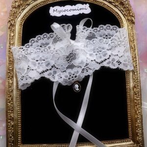 Victorian White Lace Wide Choker, Lady Cameo Bridal Collar, Rococo Ribbon Tie Necklace, Coquette Romantic Statement Necklace Gift for Her