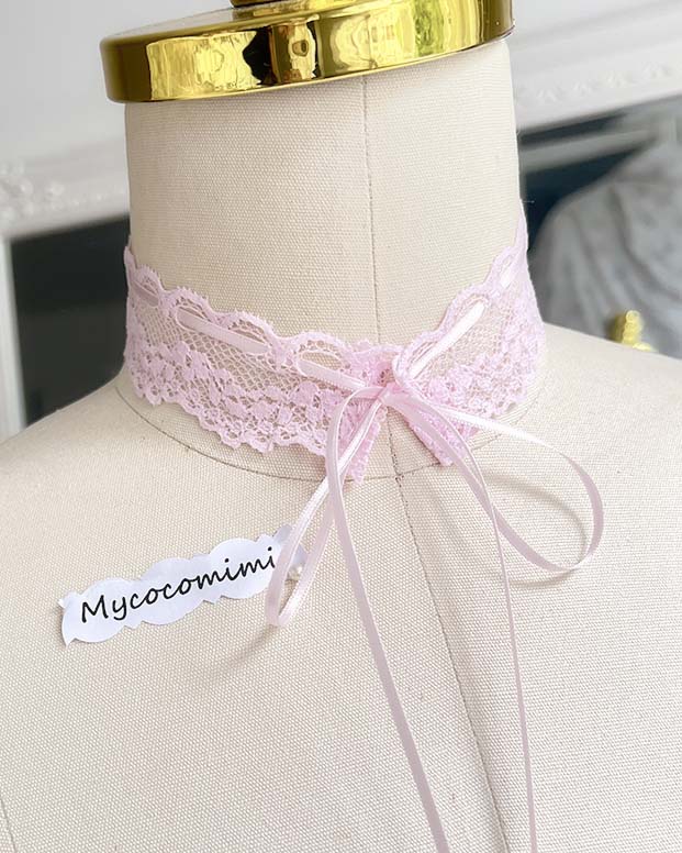pink rococo fairycore jewelry