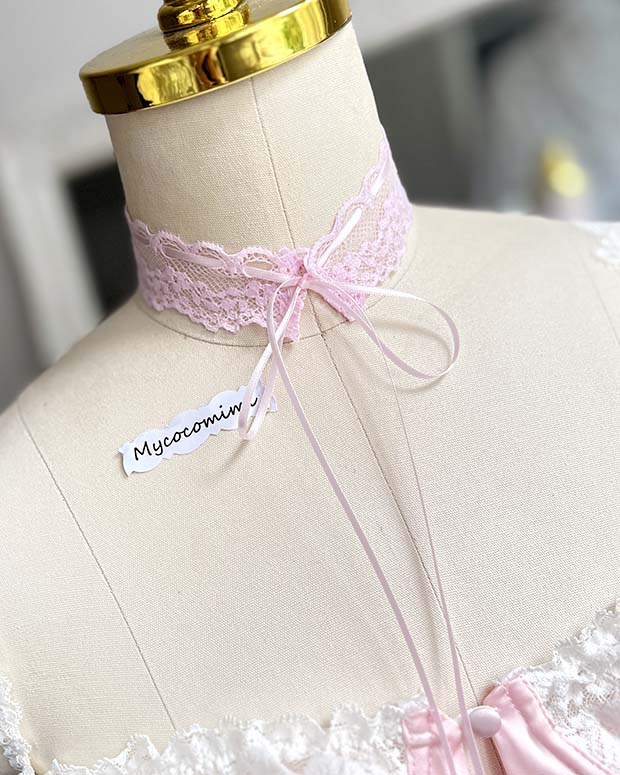 pink rococo fairycore jewelry