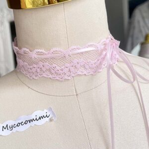 pink rococo fairycore jewelry