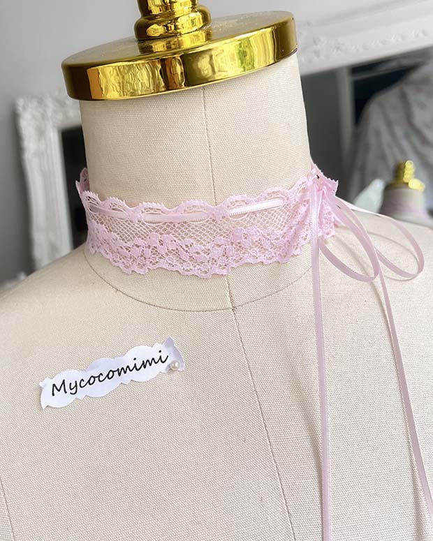 pink rococo fairycore jewelry